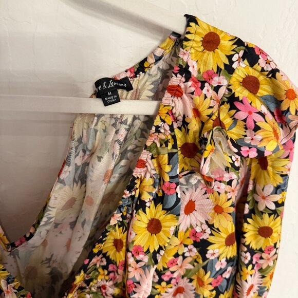 For Love & Lemons Glenn Crop Top Size M / Yellow - Picture 3 of 5